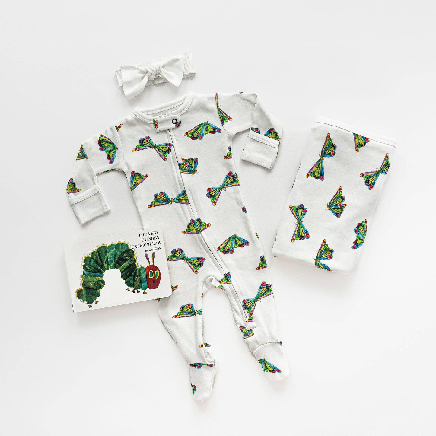 L'ovedbaby - Butterfly | Organic Zipper Footie