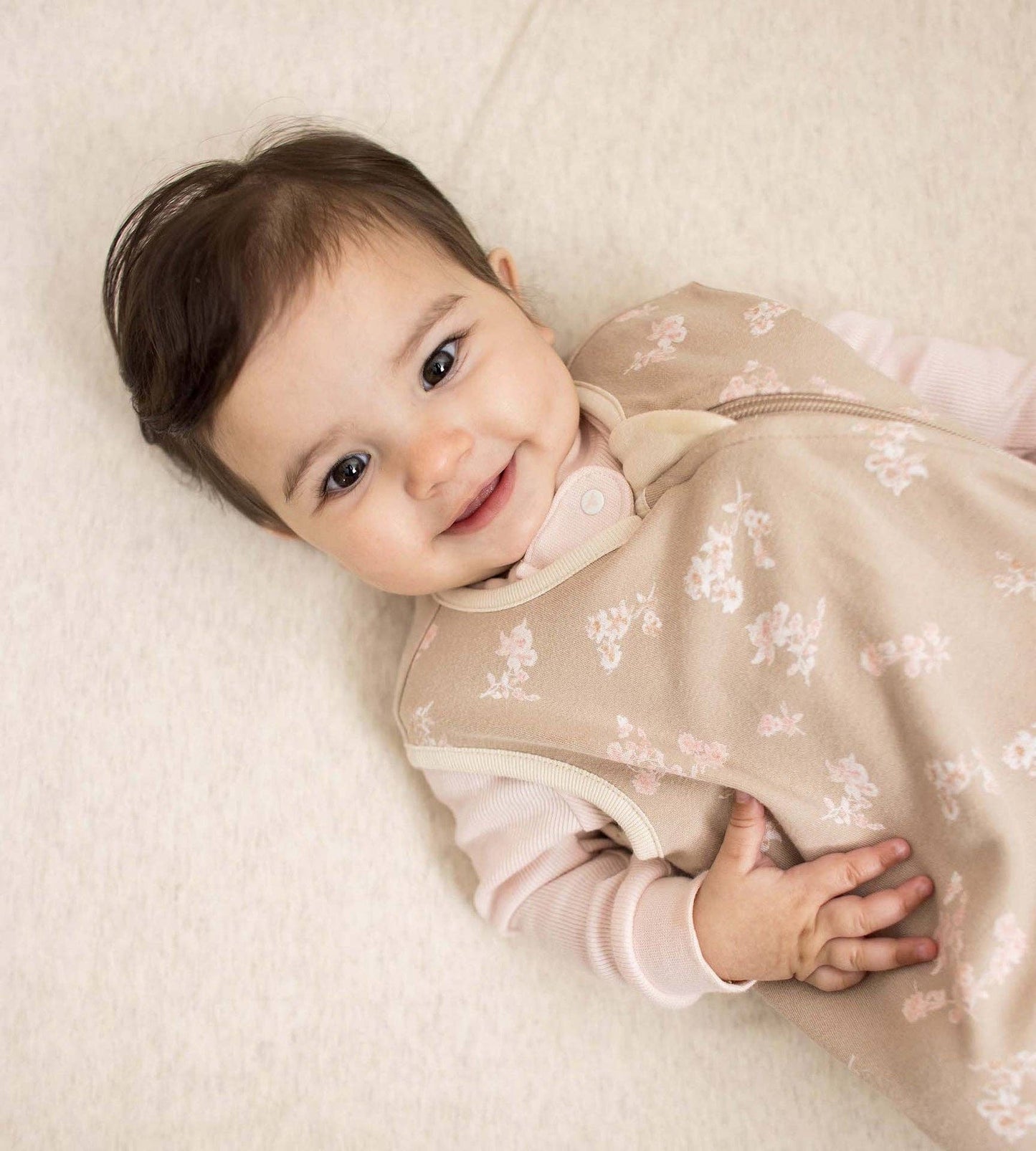 Burt's Bees Baby - Whimsical Floral Organic Lightweight Beekeeper™ Wearable Baby Blanket