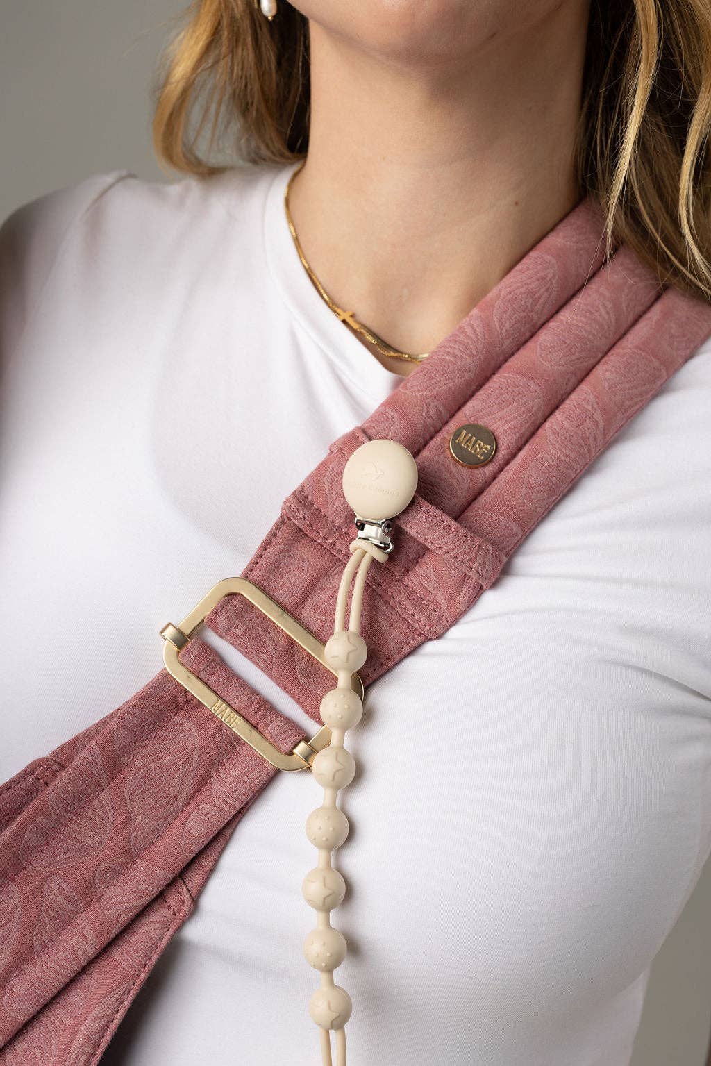 Mabē Baby Carriers - The Monarch Toddler Sling - Mauve Wings