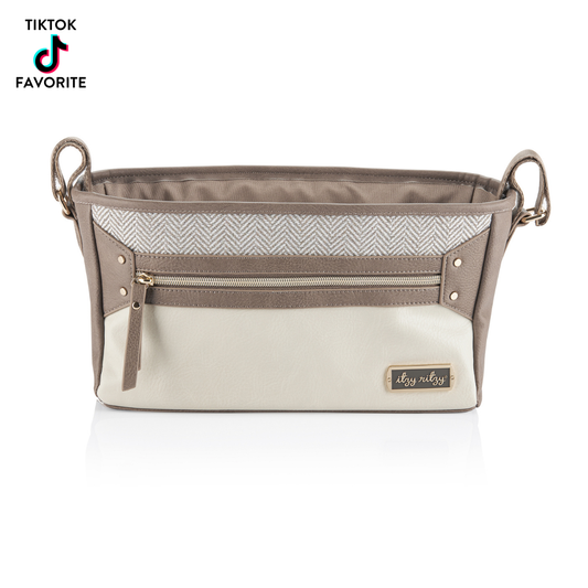 Itzy Ritzy - Vanilla Latte Travel Stroller + Wagon Caddy