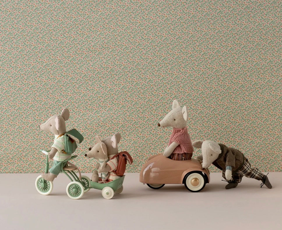 Maileg - Abri à Tricycle, Mouse - Green