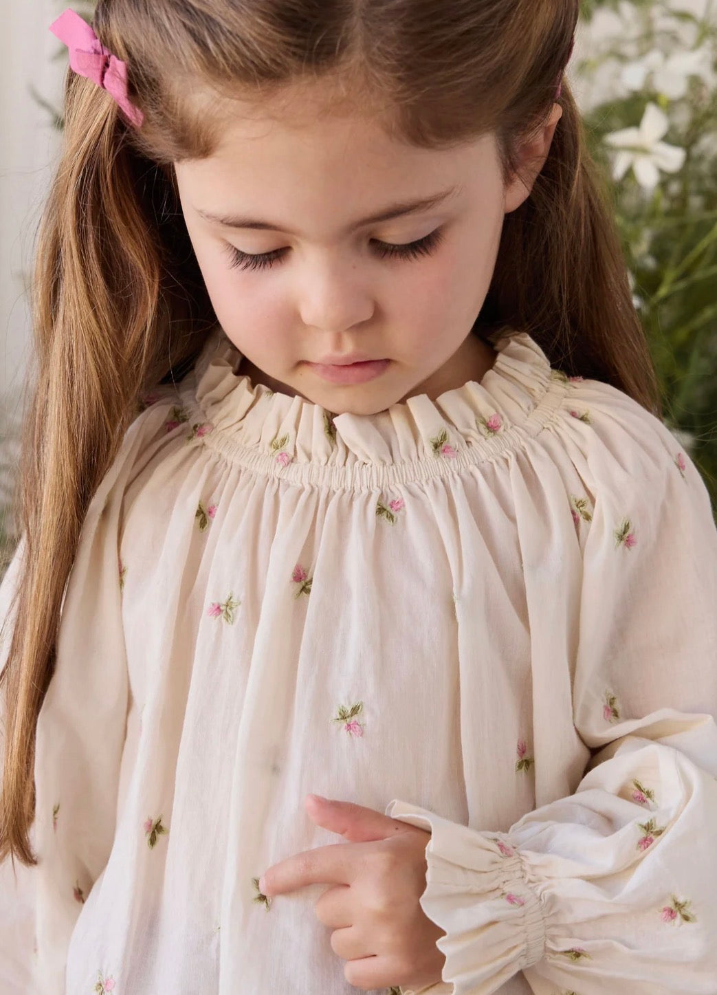 Jamie Kay - Organic Cotton Acacia Blouse - Rosebud Egret