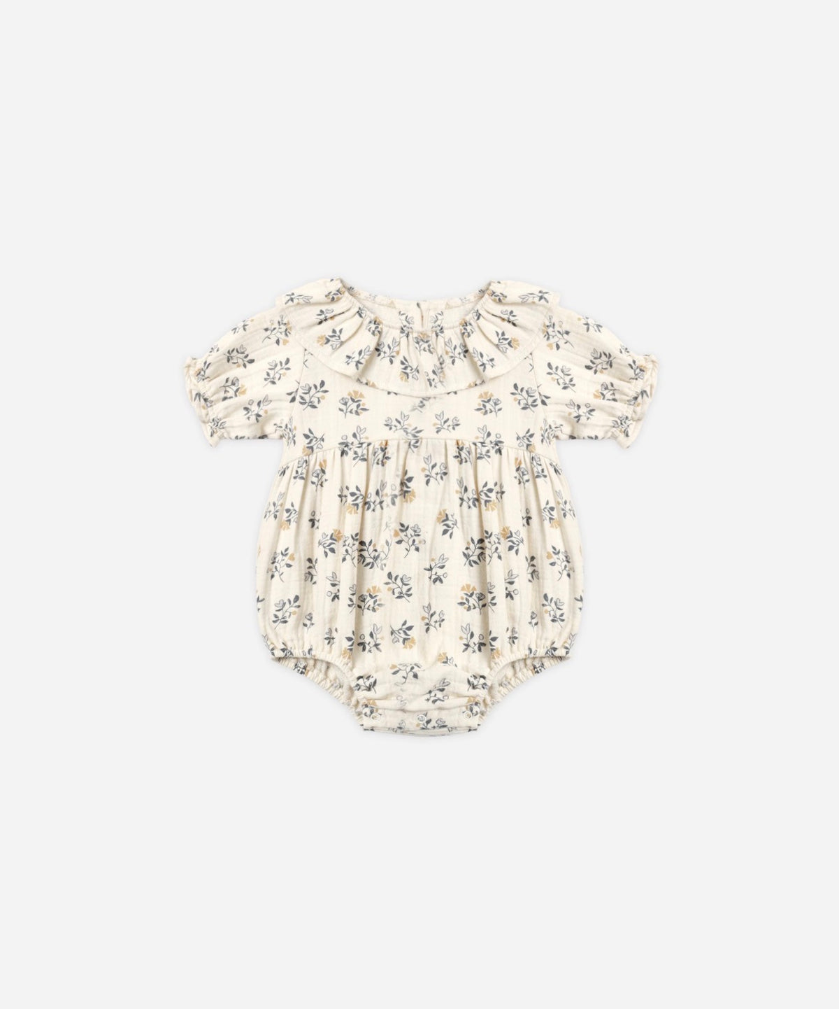 Quincy Mae - Collared Romper French Floral
