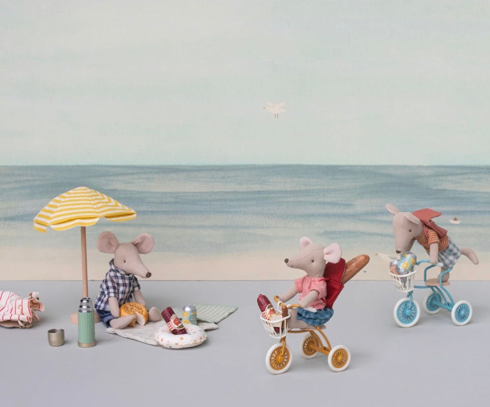 Maileg - Tricycle Basket, Mouse