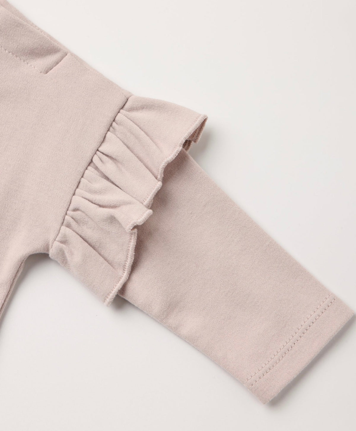 Quincy Mae - Ruffle Long Sleeve Tee