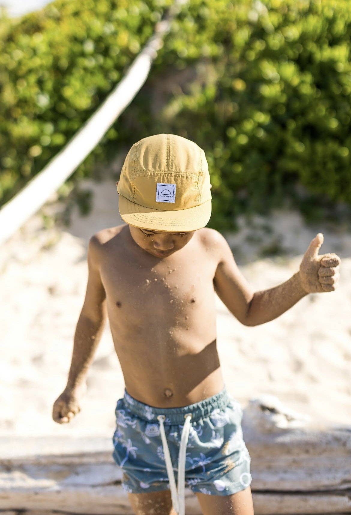 HEY AUGUST CO - Five-Panel Cap in Sunshine