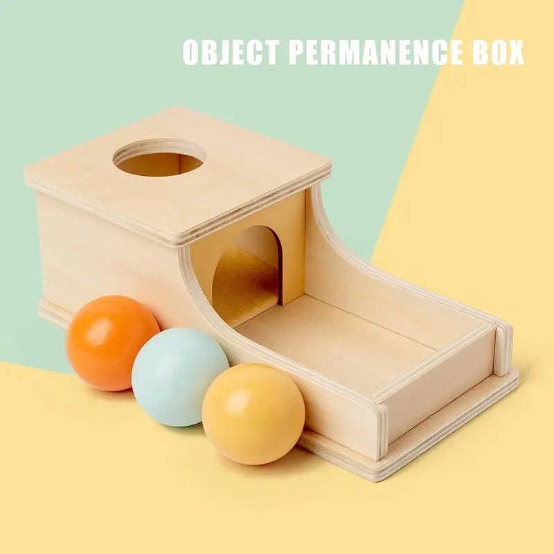VIGOR - Montessori Wooden Pitch Ball Box Early Education