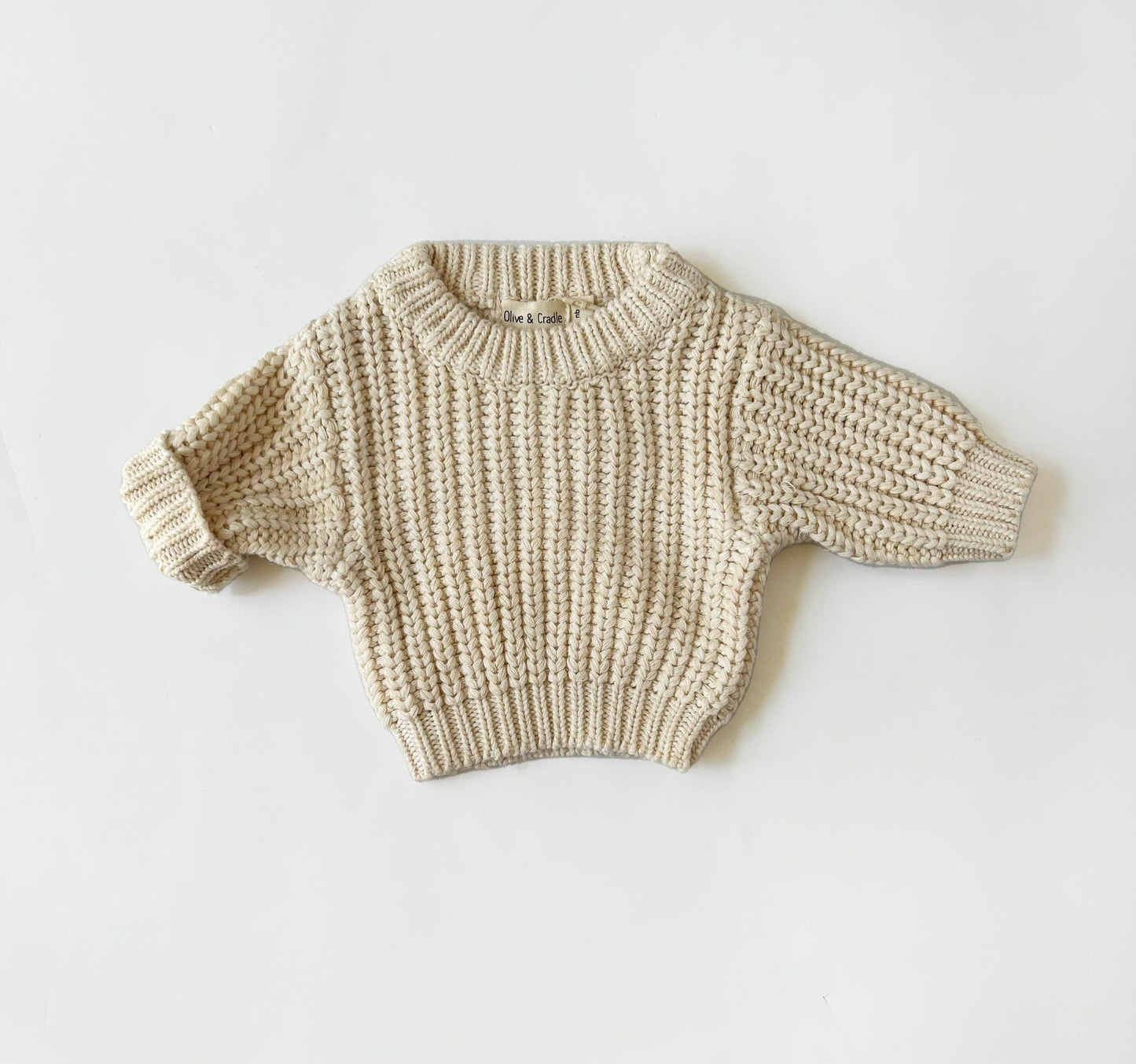 OLIVE & CRADLE - Chunky Knit Sweater Pastels