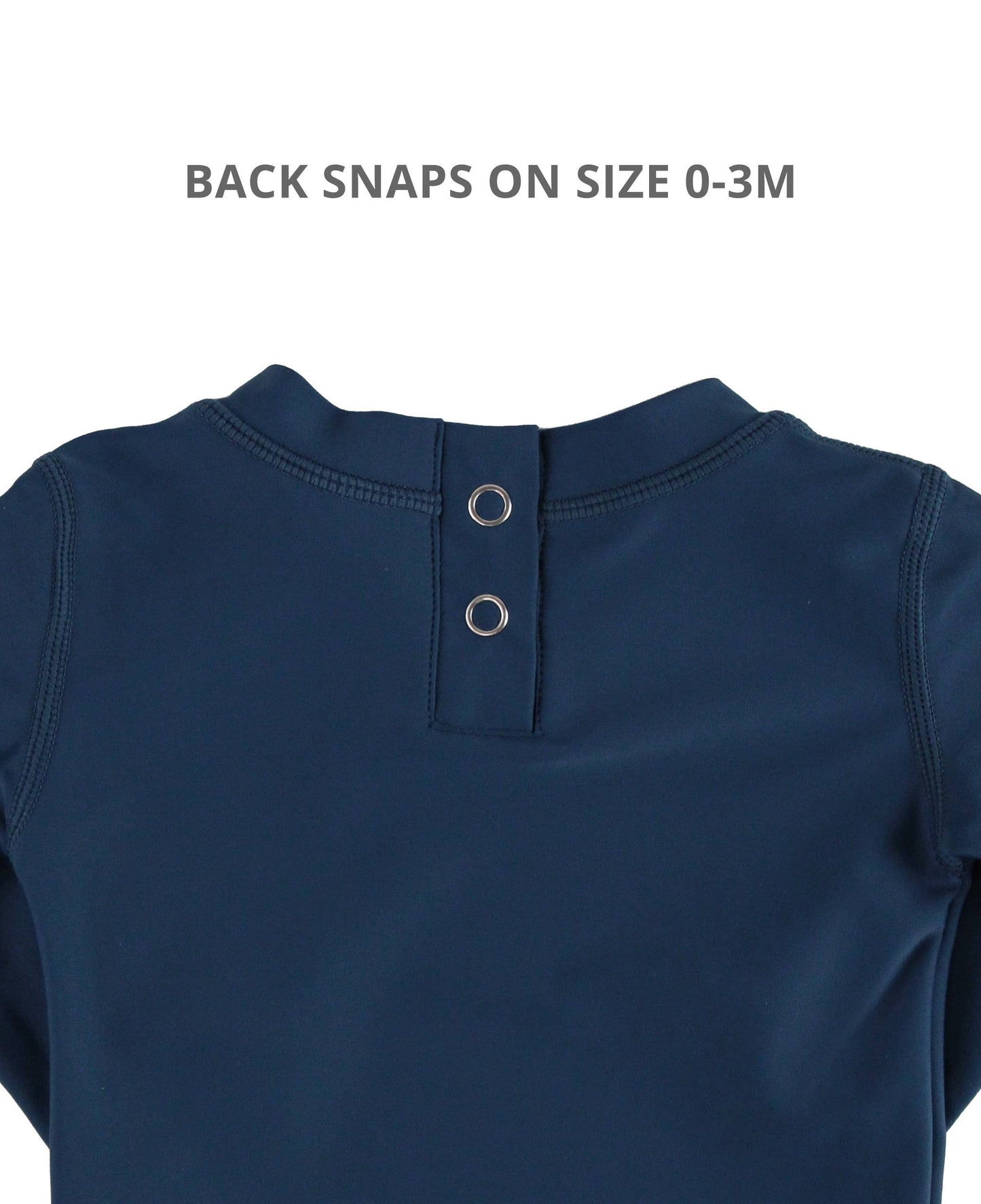 RuffleButts + RuggedButts - Boys Navy Long Sleeve Rash Guard