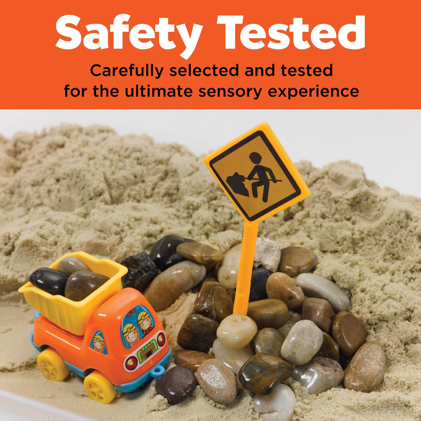 Faber-Castell / Creativity for Kids - Sensory Bin Construction Zone Activity Bin for Kids