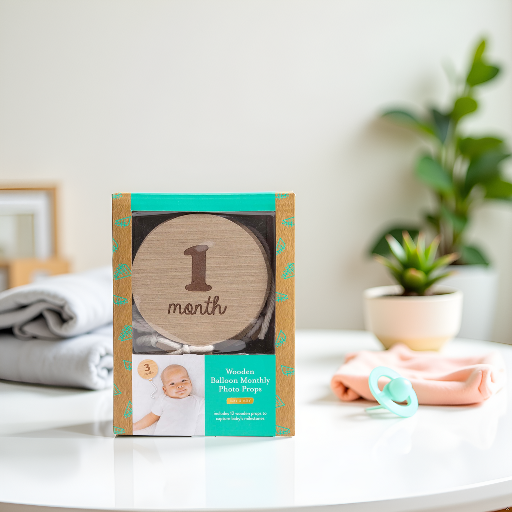 Kate & Milo - Balloon Milestone Photo Prop Cards