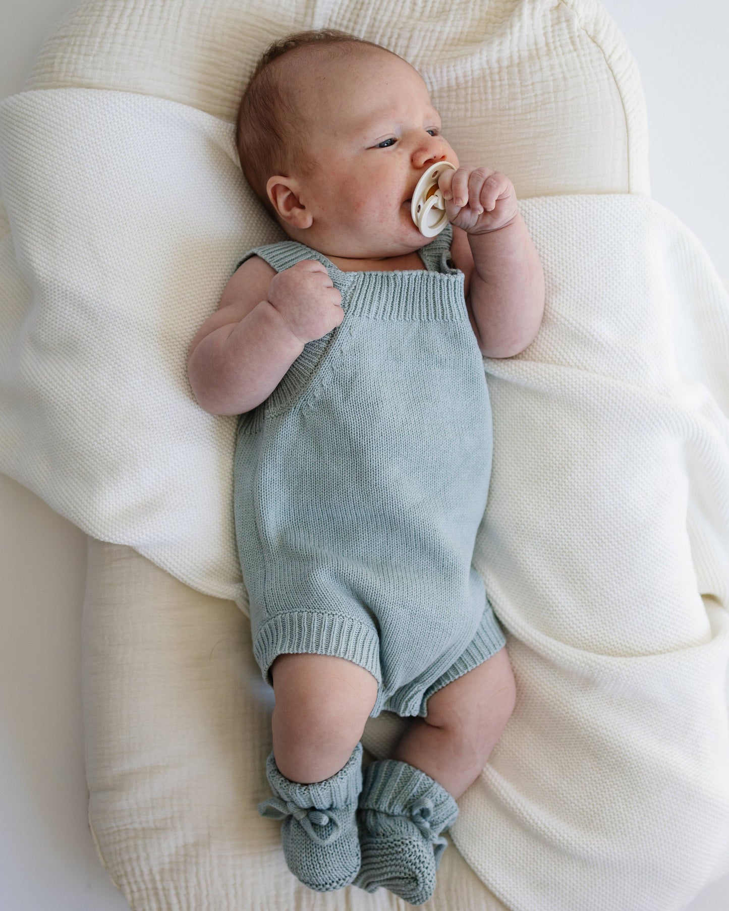 Pine Kids - Summer Knit Romper - Steel