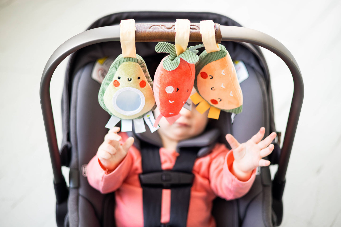Pearhead - Fruit Stroller Toys, Set of 3