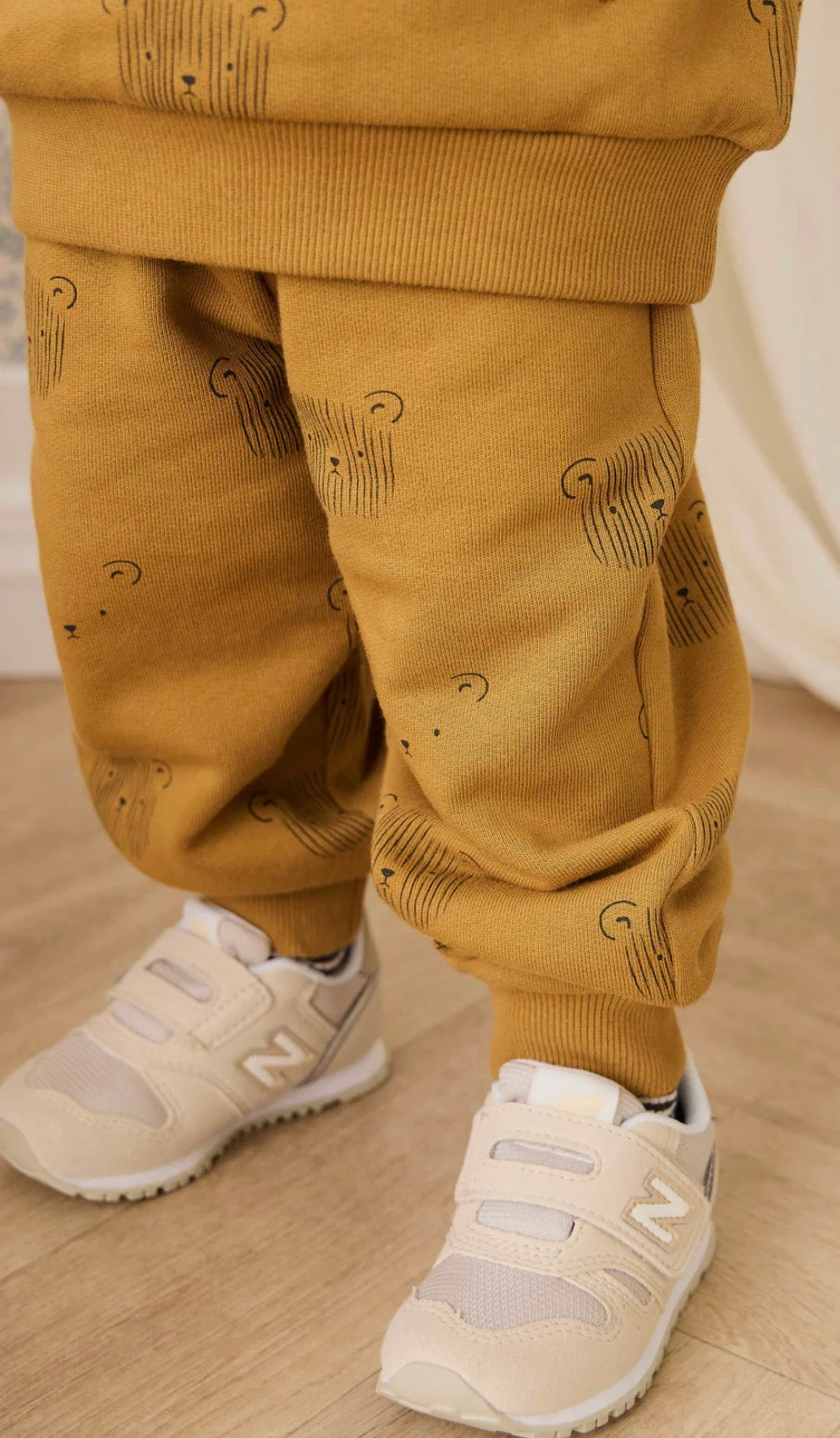 Jamie Kay - Organic Cotton Nash Track Pant - Buckwheat Teddy Face