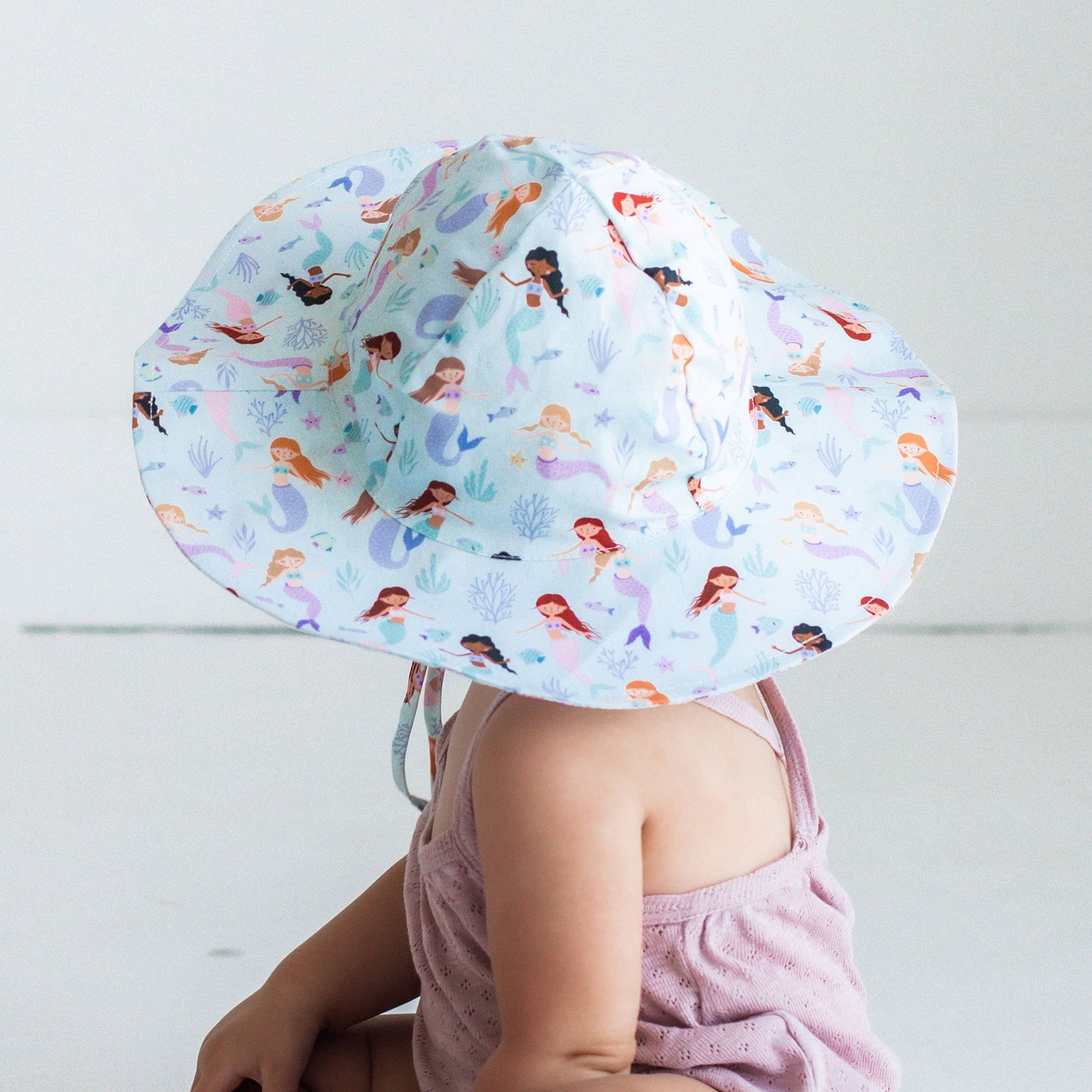 Huggalugs - Mermaid Sunhat UPF 50+ Baby & Toddler