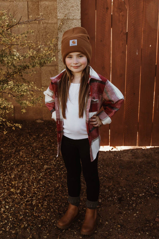 Modern Roots Kids Co. - Flannel | JOLLY RED 