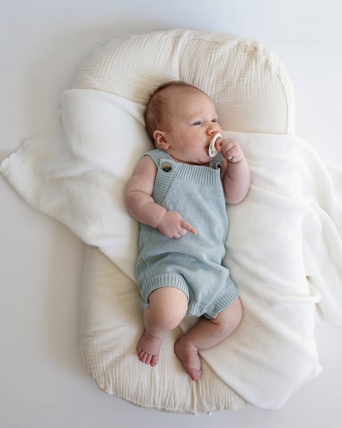 Pine Kids - Summer Knit Romper - Steel