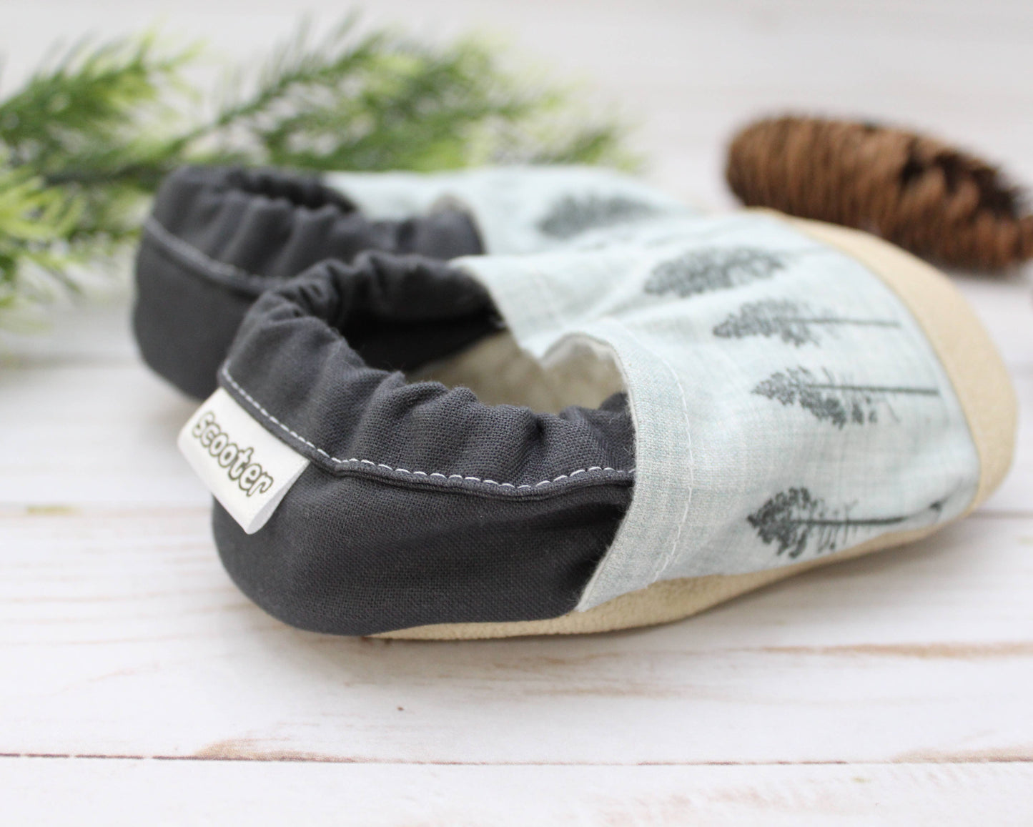 Scooter Booties - Treeline Baby Shoes: 12 - 18 months