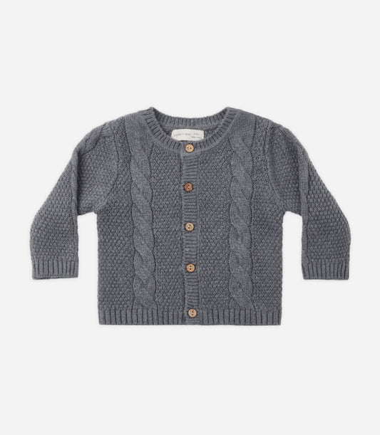 Quincy Mae - Knit Cardigan - Midnight