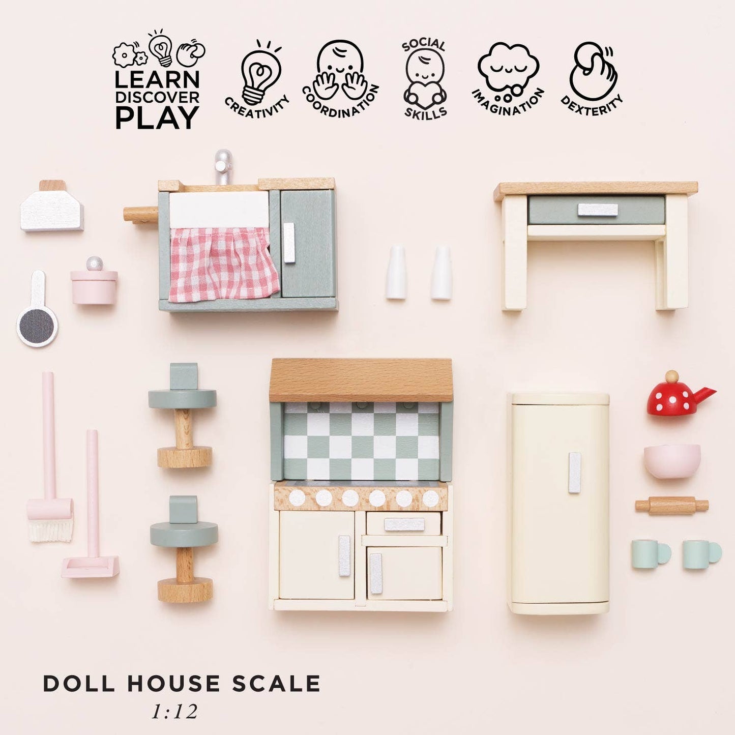 Le Toy Van, Inc. - Wooden Dolls House Kitchen Furniture