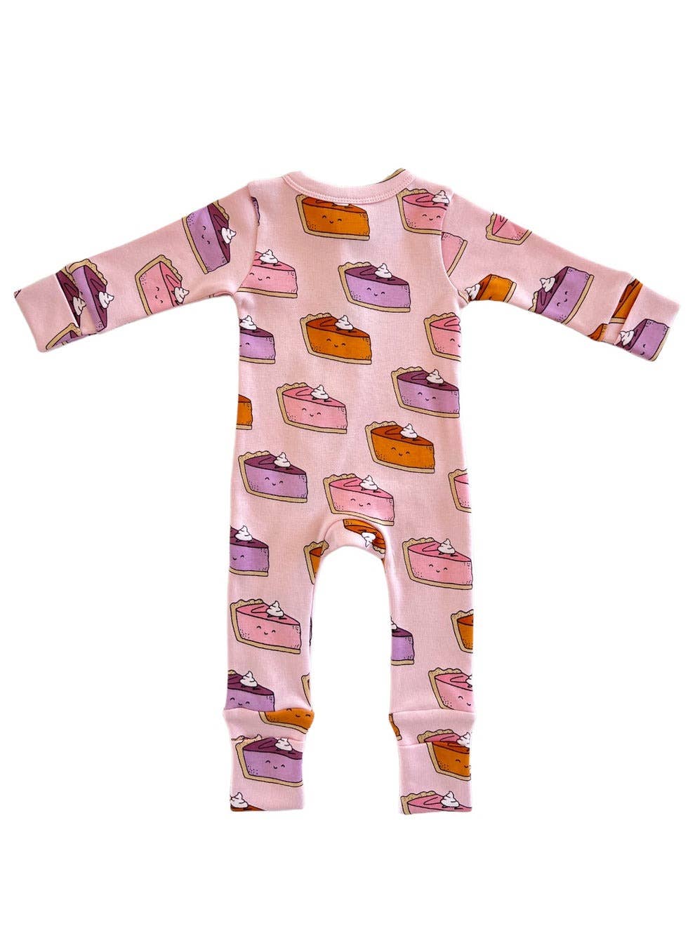 SIIX Collection - Pumpkin Pie / Organic 2-Way Zip Romper
