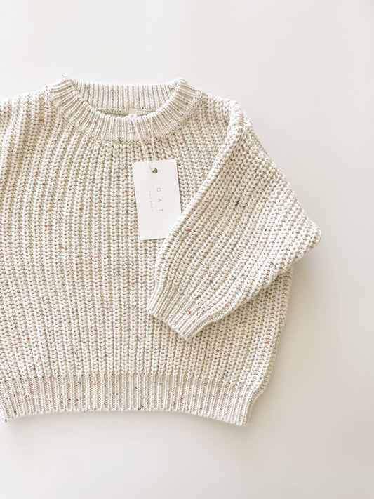 Oat Children - ‘Sprinkle Knit’ Chunky Sweater