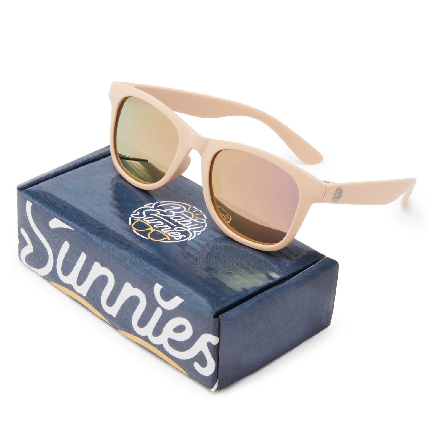 Baby Sunnies - Peach Flexible Polarized Kids Sunglasses 3-8 Years