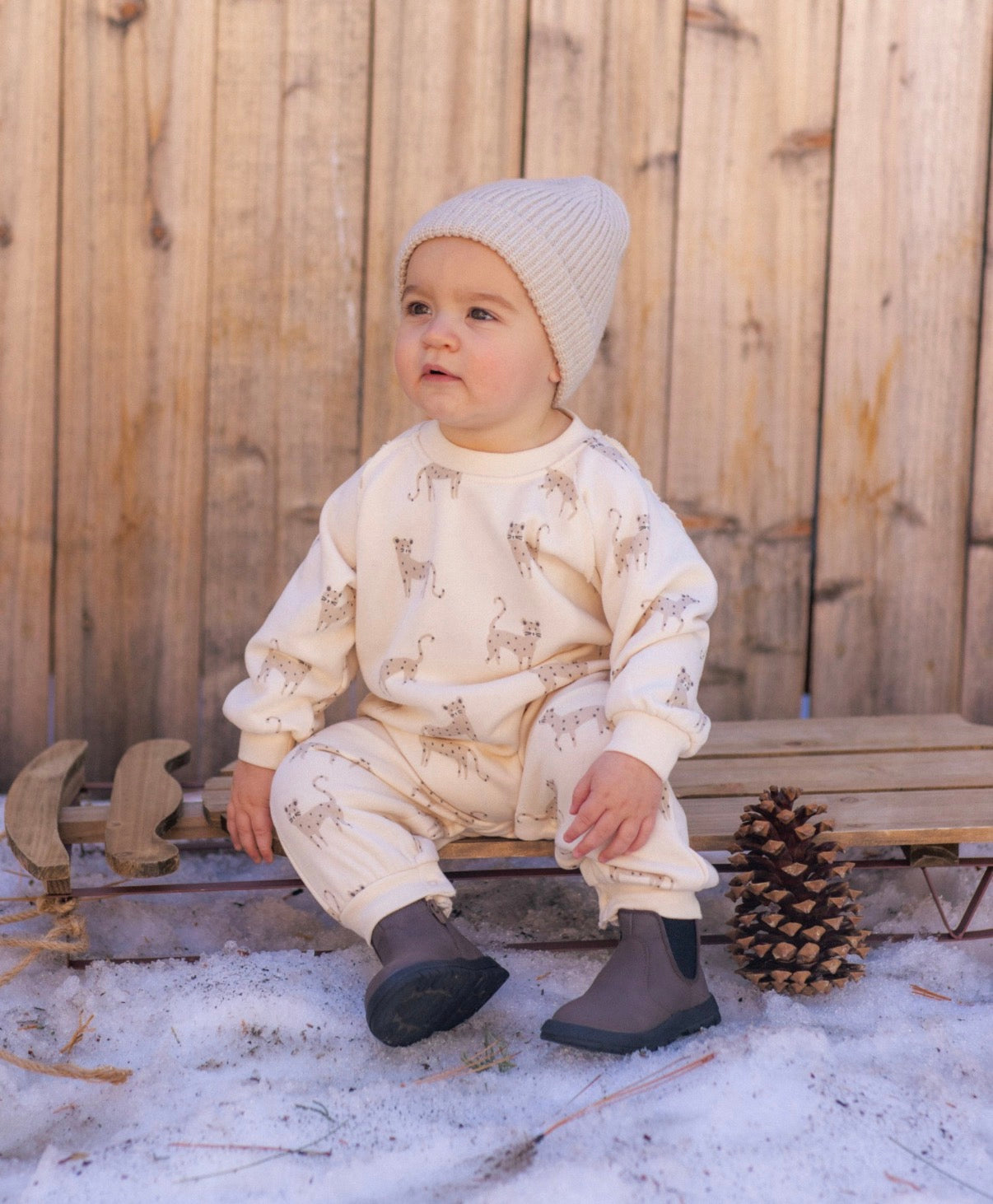 Rylee + Cru - Raglan Jumpsuit - Leopards