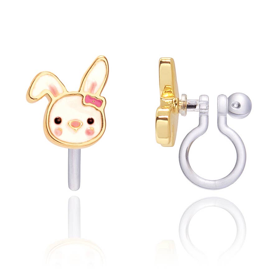 Girl Nation - CLIP ON Cutie Earrings | Bouncy Bunny