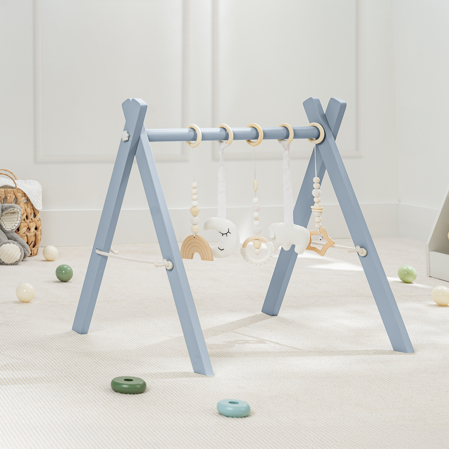 Comfy Cubs - Wooden Baby Play Gym, Baby Activity Gym by Comfy Cubs