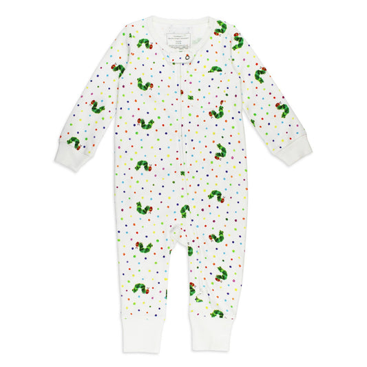 L'ovedbaby - Caterpillar | Organic Zipper Romper
