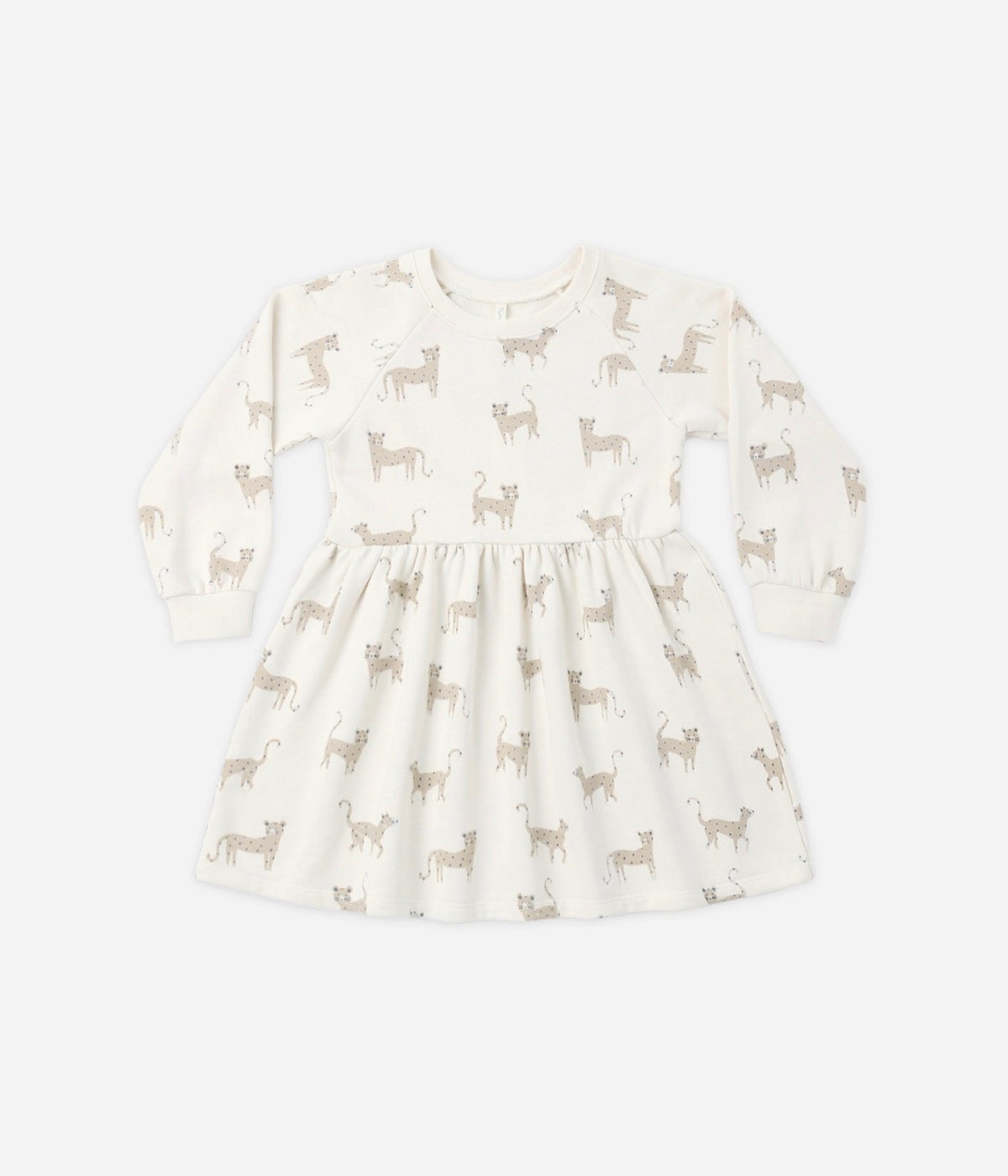 Rylee + Cru - Raglan Dress - Leopard