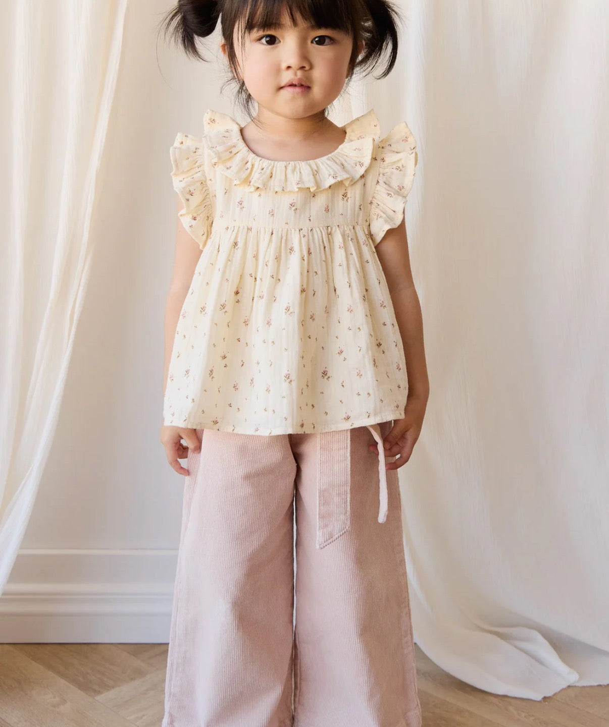 Jamie Kay - Organic Cotton Muslin Banks Blouse - Dina Antique