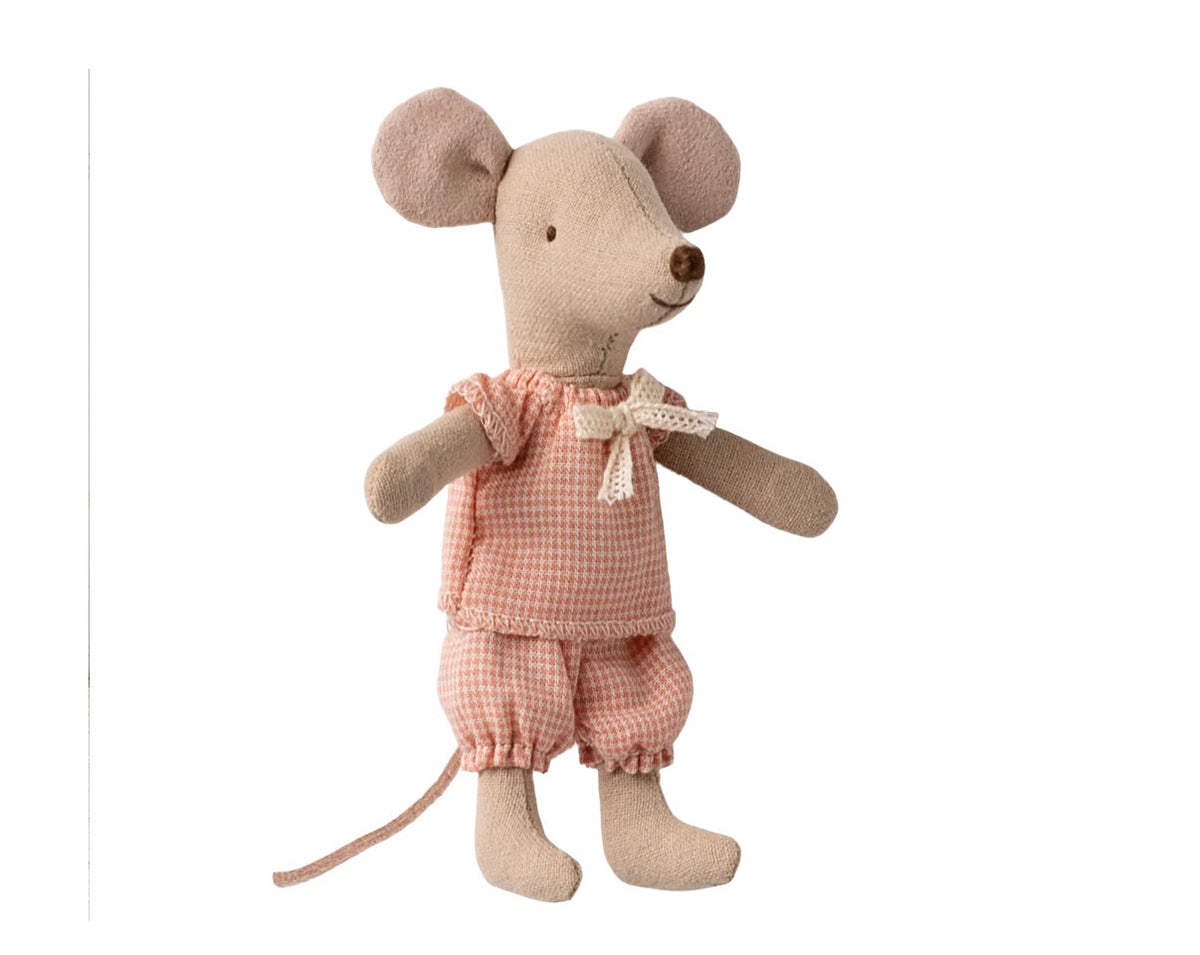 Maileg - Little Sister Mouse in Matchbox