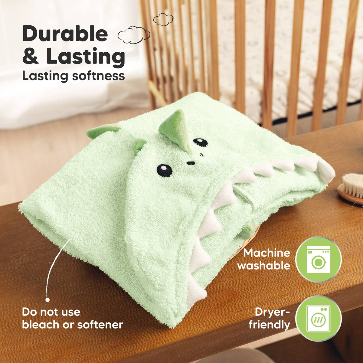 KeaBabies - Playpals Hooded Baby Bath Towels for Newborn