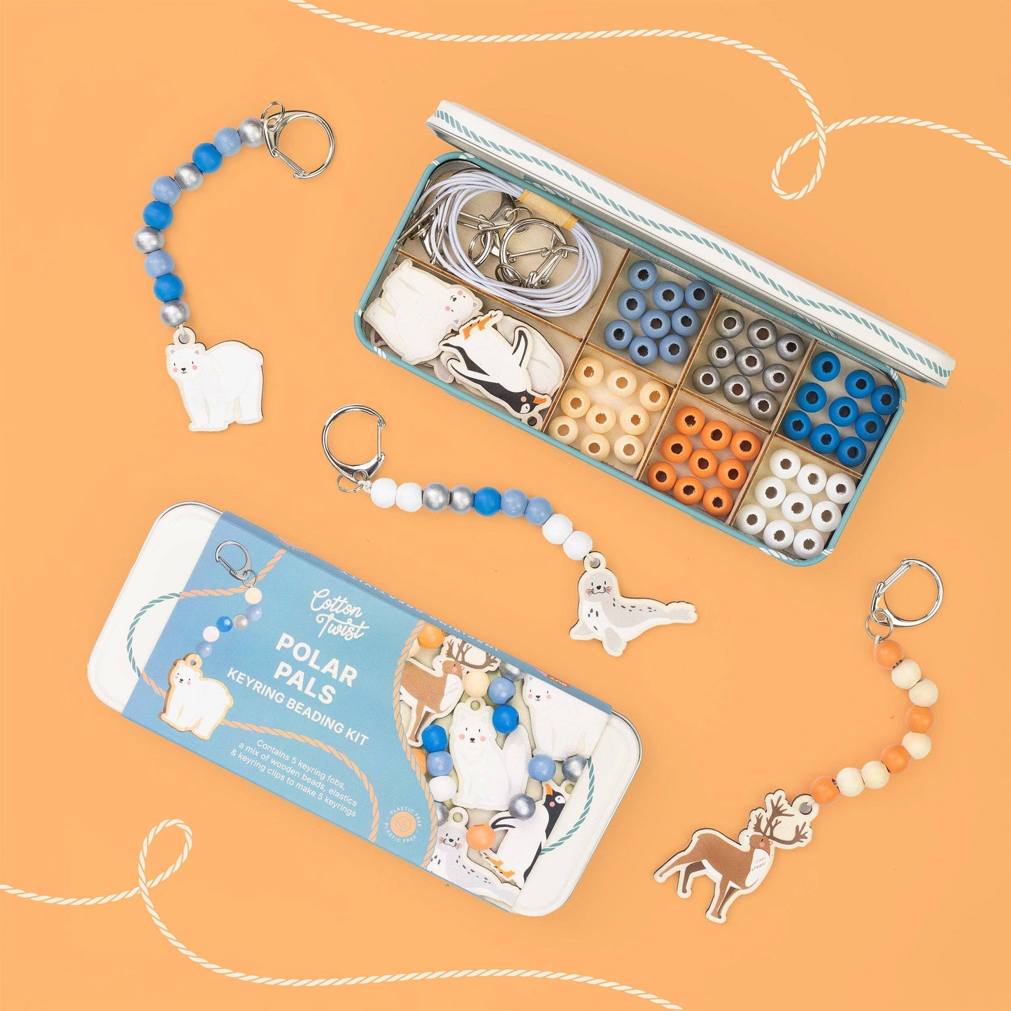 Cotton Twist (WE PREPAY ALL USA DUTIES) - Polar Pals Keyring Kit