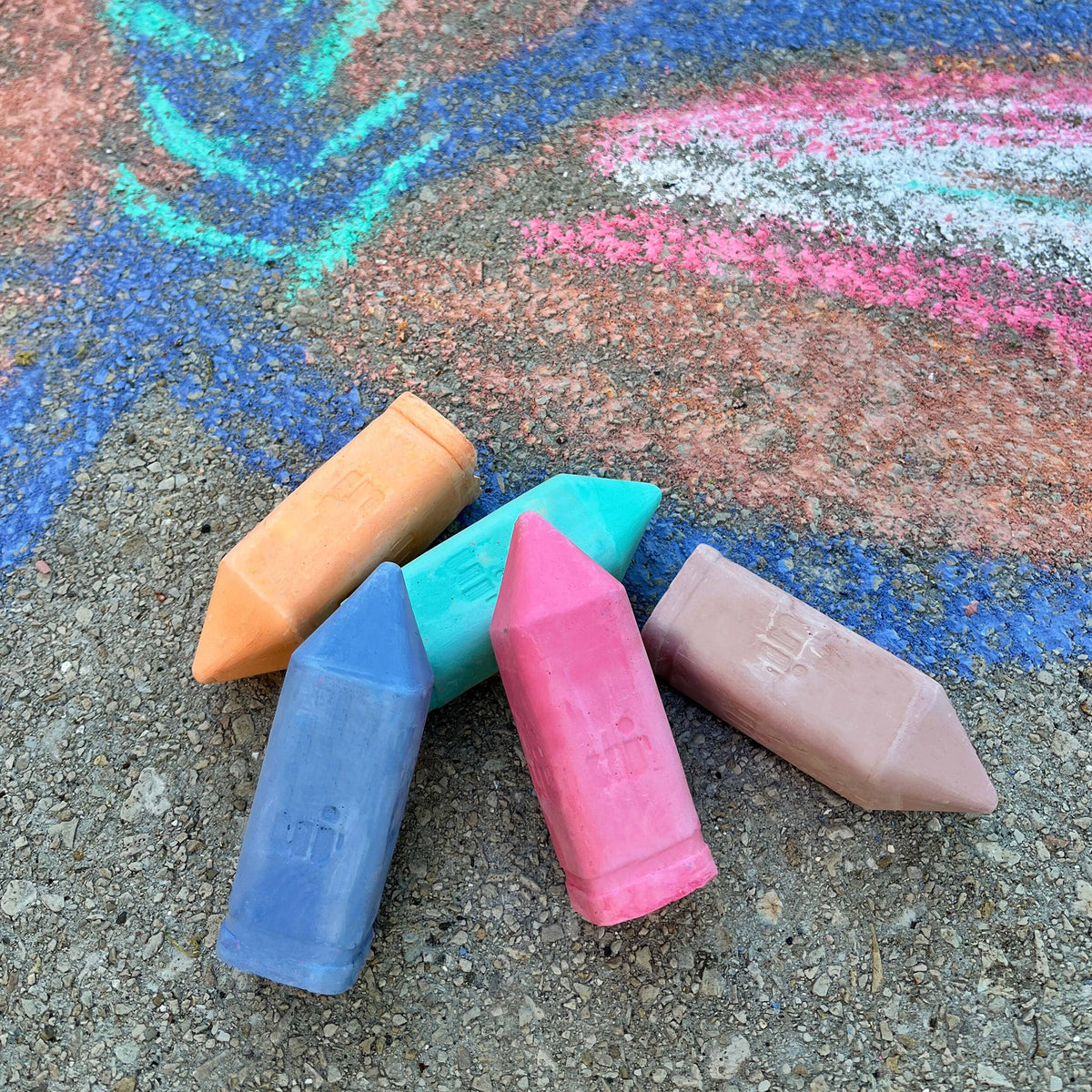 Urban Infant - Kids Chunky Sidewalk Chalk - Non-Toxic - Original