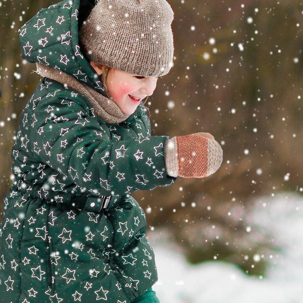 Wear Sierra - Soft Knit Mittens for Babies - Warm Unisex Mitten for Kids