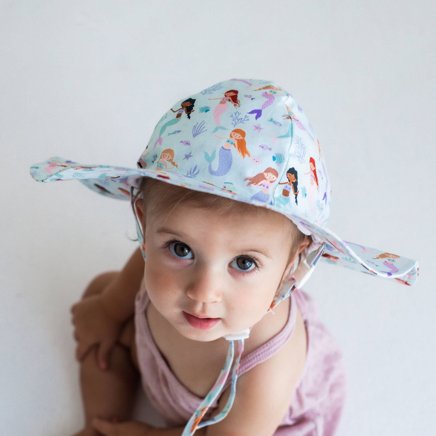 Huggalugs - Mermaid Sunhat UPF 50+ Baby & Toddler
