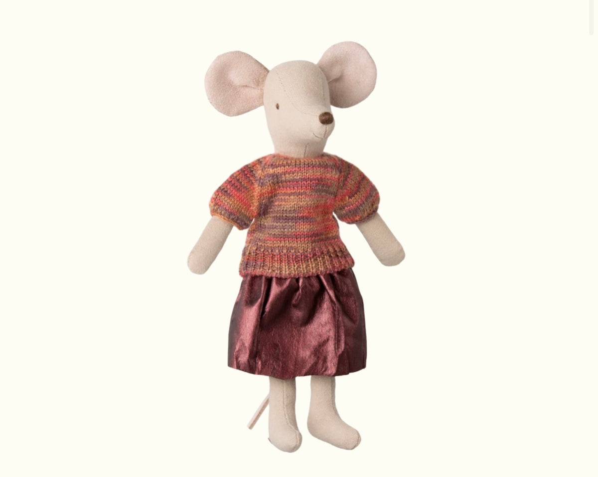 Maileg - Skirt and Knitted Blouse, Mum Mouse