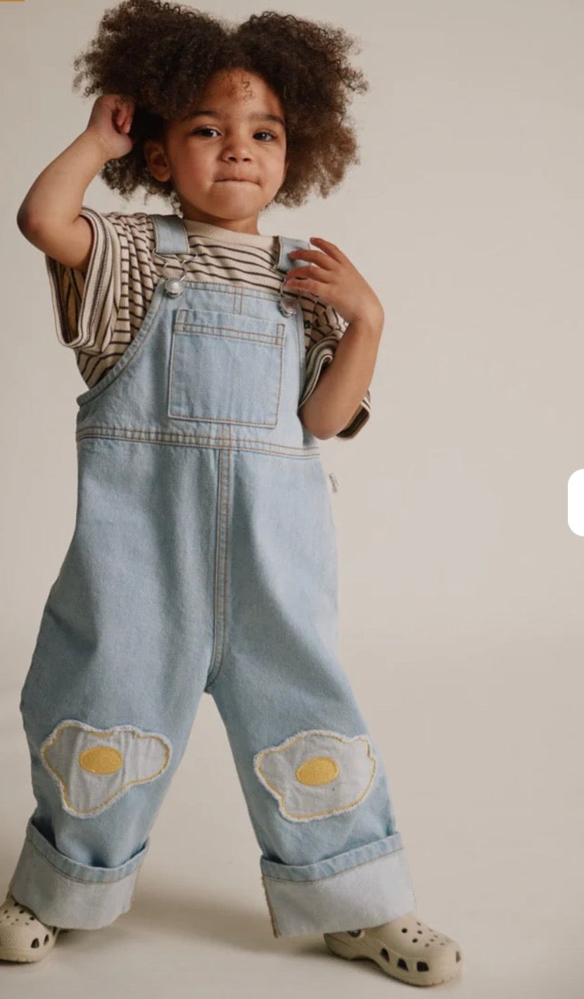 Claude & Co - Blythe Egg Patch Denim Dungaree