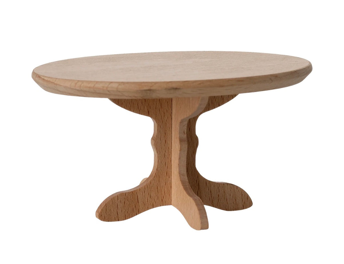 Maileg - Oval Dining Table. Mouse - Nature