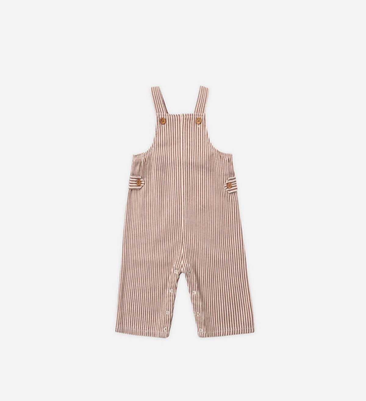 Rylee + Cru - Archie Overall - Clay Stripe