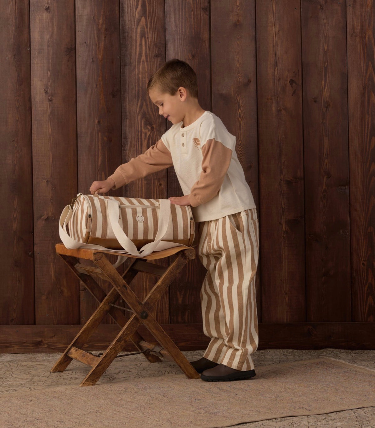 Rylee + Cru - Relaxed Long Sleeve Henley - Camp Wild