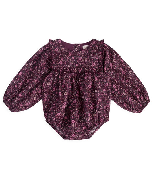 Jamie Kay - Organic Cotton Frances Playsuit - Flora Fig