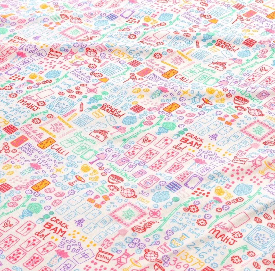 Joy Street - Mahjong Zip Baby Onesies