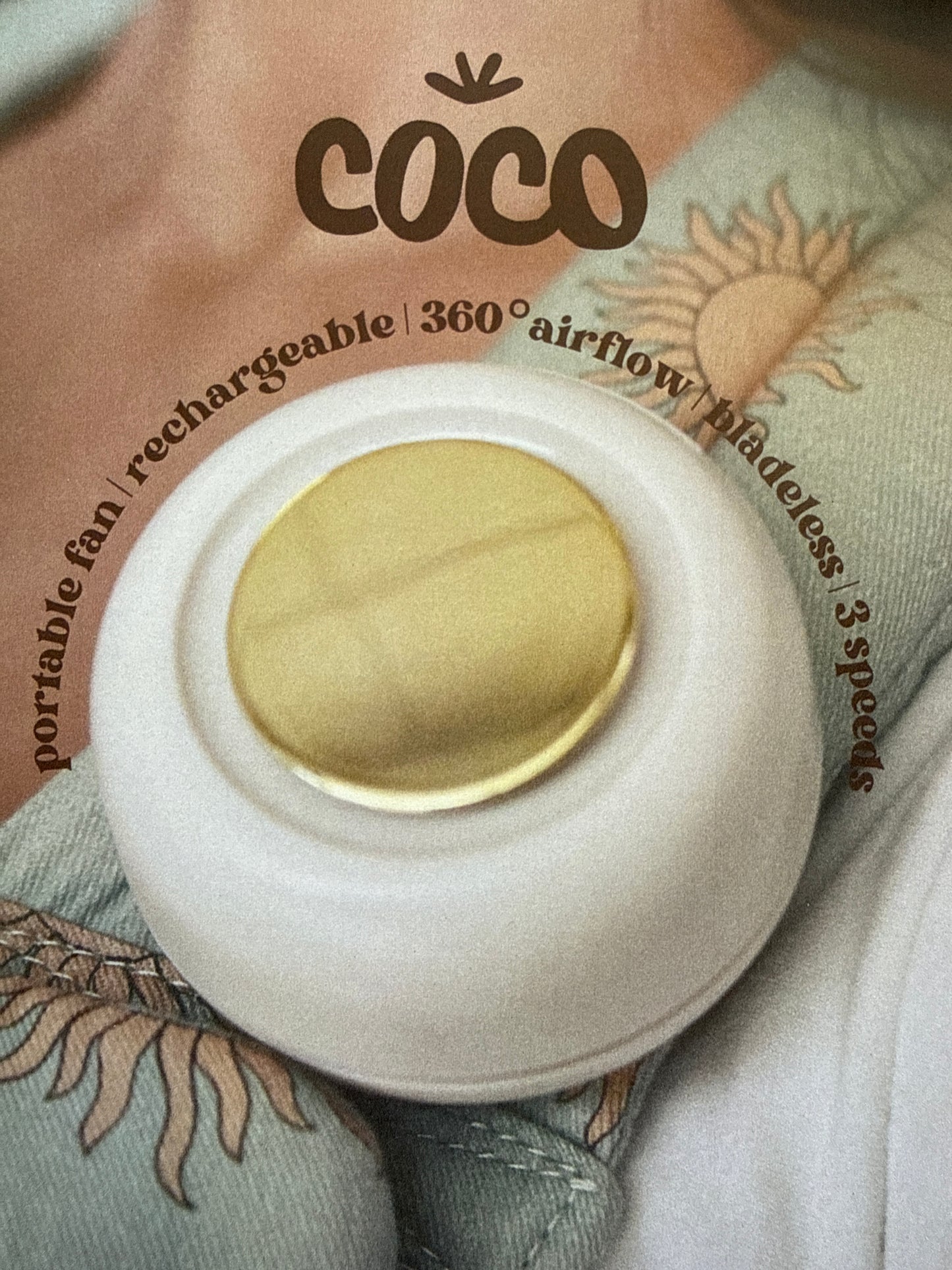 Coco Carriers - Portable Rechargeable Fan
