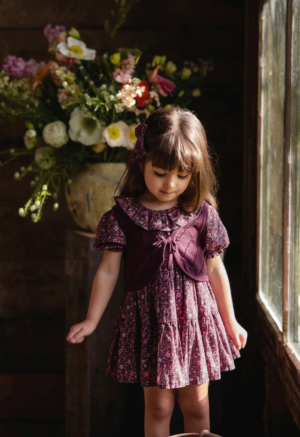 Jamie Kay - Lilah Knitted Vest - Fig