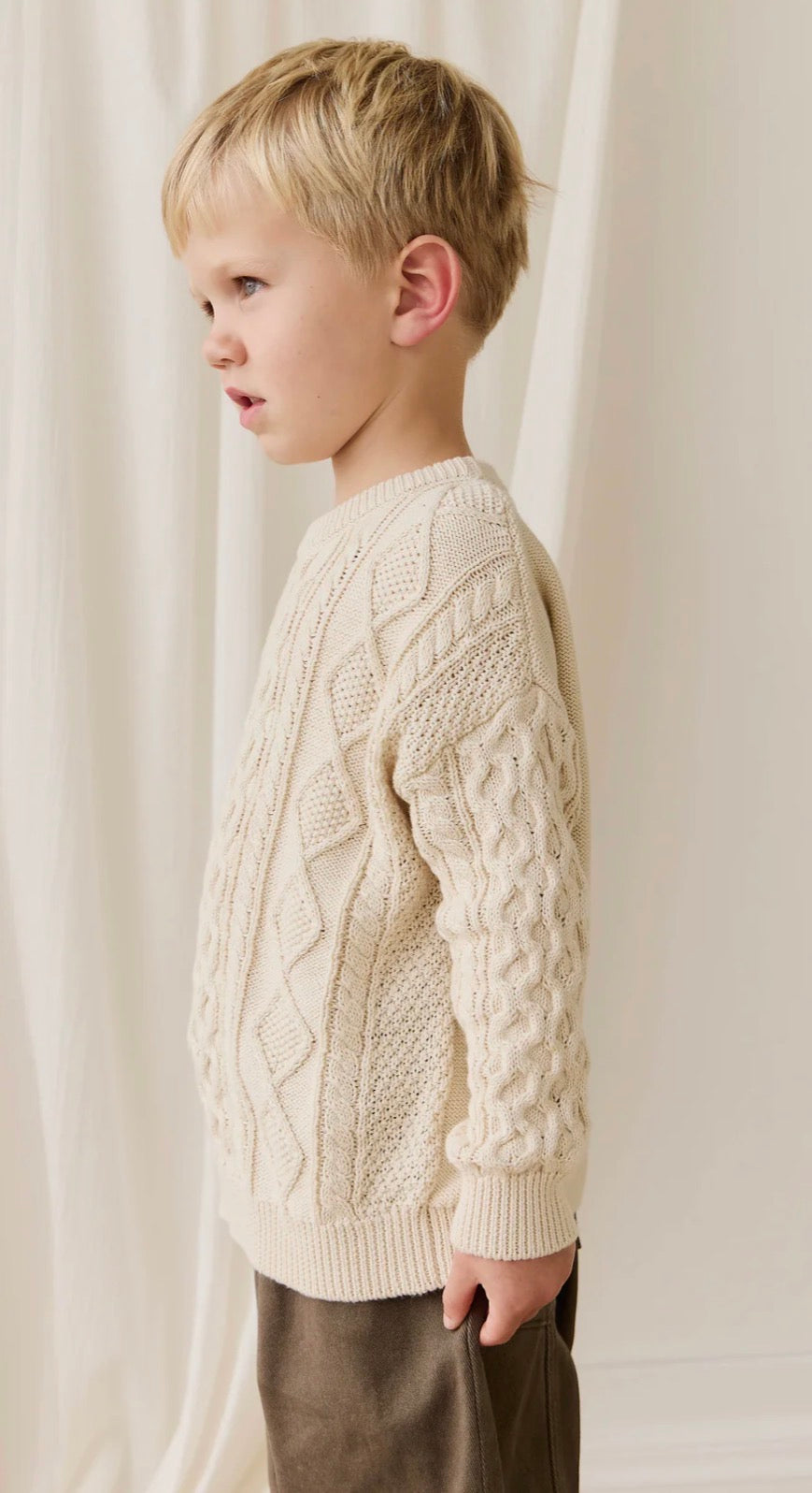 Jamie Kay - Sawyer Knit Jumper - Vanilla