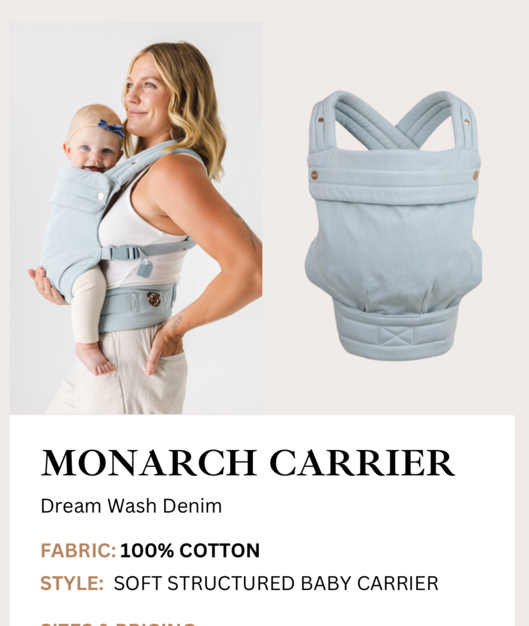 Mabē Monarch Carrier